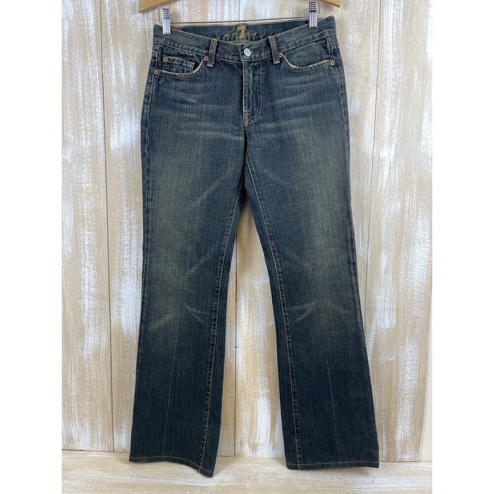 Seven 7 For All Mankind Women's Denim Blue Jeans Bootcut Size 29